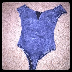 Jean body suit